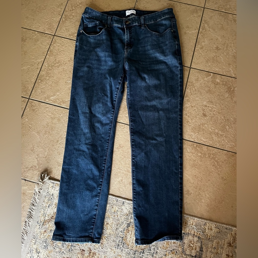 Lane Bryant Dark Blue Denim Jeans